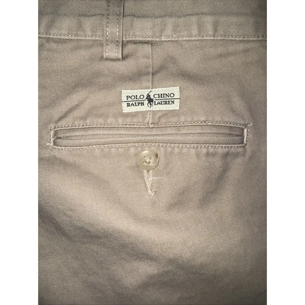 Polo Ralph Lauren Pleated Chino Pants 36x33 Preppy Classic